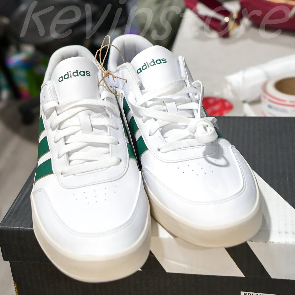 Adidas Breaknet 3.0 Men's Trainers Shoes Sneaker White/Green
